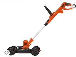 lot 38755 image: BLACKDECKER Electric Lawn Mower, String Trimmer, Edger, 3-in-1, Corded (BESTA512CM)
