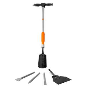 lot 2832 image: WEN 5-in-1 Pneumatic Multi-Function Tool with Scraper Shovel and Chisel Attachments Sets- Retail $218.75