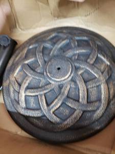 lot 5917 image: Rustic Patio Umbrella Base