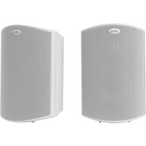lot 3698 image: Polk Audio - Atrium5 5 Outdoor Speakers (Pair) - White