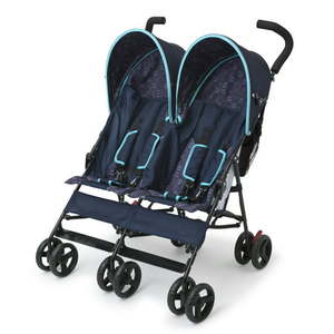 lot 5883 image: Delta Children LX Side by Side Double Stroller Night Sky