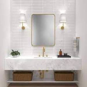 lot 1046 image: Marazzi Ceramic Wall Tile 12sqft 48pcs 3x12x516