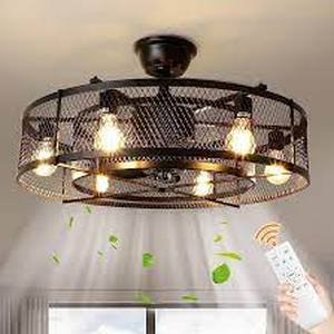 lot 1142 image: Depuley 26 Farmhouse Ceiling Fan