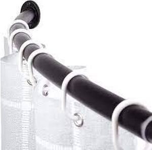 lot 5914 image: Curved Shower Curtain Rod 38-70