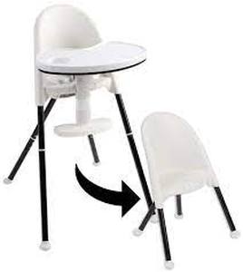lot 1087 image: Primo Cozy Tot Deluxe Convertible Folding High Chair