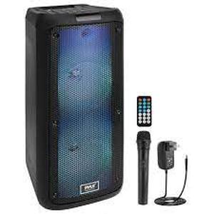 lot 2762 image: Pyle Dual 8 Portable Bluetooth Speaker
