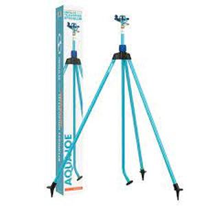 lot 2780 image: Aqua Joe Indestructible 360-Degree Telescoping Tripod Impulse Sprinkler Customizable Coverage 1 390 Sq. ft. Max Coverage