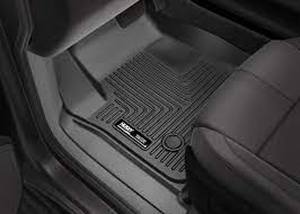 lot 2807 image: Husky Liners Weatherbeater 1 Piece Back Seat Floor Mat, 27x64