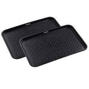 lot 2808 image: Teimate 30x15 Plastic Boot Tray 2 Pack