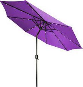 lot 3711 image: Trademark Innovation Patio Umbrella Purple