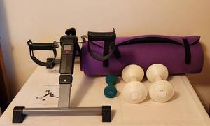 lot 1117 image: Exercise Mat 22.5x 50 - Foldable Pedal Exerciser - Hand Weights