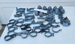 lot 2031 image: Chain link Caps, Brackets, Bolts and Hinges