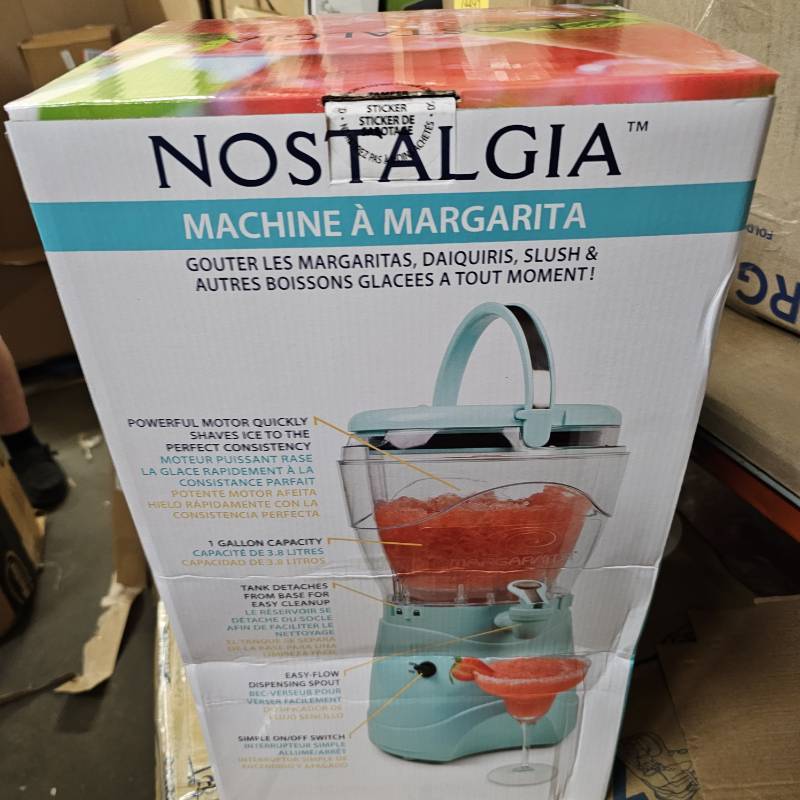 Nostalgia 1 Gallon Margarita & Slush Machine, Aqua