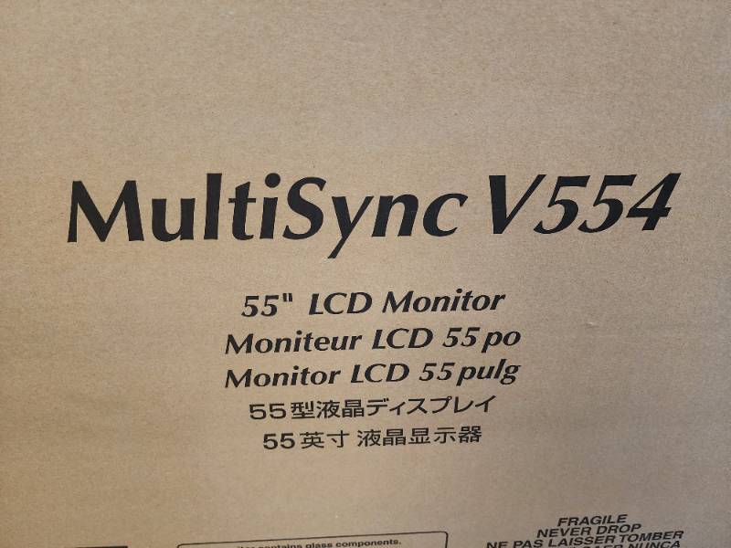 NEC Multisync V 554 / 55in Lcd Monitor | Worldwide Remanufacturing