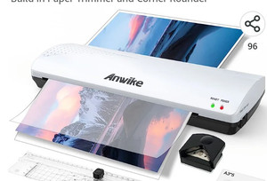 lot 53854 image: Anwike A3 Dual Mode Hot And Cold Laminator