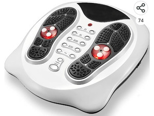 lot 53863 image: FIT KING Foot Circulation Stimulator Machine (FSA HSA Eligible) with EMS TENS Pads, Advanced Nerve Muscle Massager for Neuropathy Pain and Circulation, Plantar Fasciitis, Diabetes, RLS Pain Relief