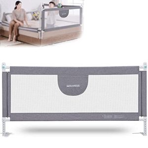lot 53890 image: MBQMBSS 77 Bed Rail for Toddlers, Toddler Bed Rails for Queen Bed, Sturdy Baby Bed Rail Guard for King Size Bed, Extra Tall Bed Railing for Kids, Protective Bed Rail for Baby