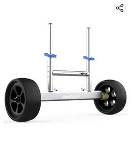 lot 53907 image: GanFindX Lightweight & Portable Sit on Top Kayak Cart Dolly with Flat-Free Wheels