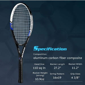 lot 53913 image: Oppum Adult Carbon Fiber Tennis Racket