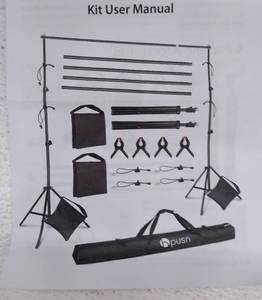 lot 53933 image: Hpusn Backdrop Stand Kit