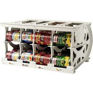 lot 53935 image: Shelf Reliance Perfect For Organizing Cansolidator Pantry Food Rotating Storage System