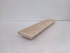lot 53940 image: Uziass Wood Dough Bowl, Unfinished, 27.5L x 6.25W