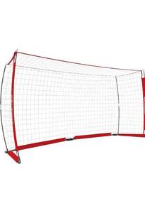 lot 53958 image: Ancheer Portable Soccer Goal Net for TeensAdults - Quick Set-Up Soccer Net for Backyard, 12 x 6, Red