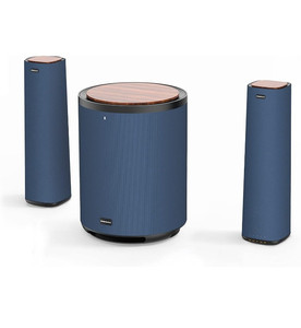 lot 53982 image: Mambasanke Wired Split Speaker, 5.1 Virtual Surround Sound, Home Cinema Speaker, Deep Bass, Wireless Bluetooth, Multi Device for AUXCOXOPTUSBBT