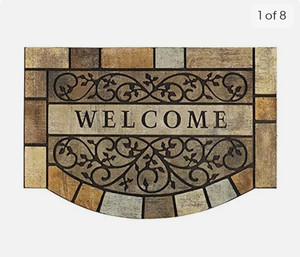 lot 53998 image: Heavy-Duty Durable Welcome Door Mat, 23 x 35 Inches