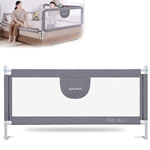lot 54044 image: MBQMBSS 73 Bed Rails for Toddlers, Twin Bed Rails for Toddlers, Baby Bed Rail Guard for Queen King Twin Full Size Bed, Extra Tall Bed Sides Rails - Protect Baby from Bed Falling