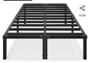 lot 54055 image: Haageep 14inch Platform Bed Frame, Size Unknown, Hardware May Vary