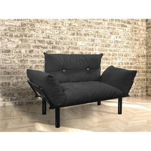 lot 54081 image: Homedora HD-ON10EV-ADA-BLC-2 Ada Loveseat