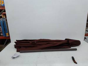 lot 54105 image: 9 Patio Umbrella, Brown