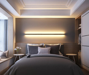 lot 54106 image: 2 - Linear Modern LED Wall Lights, 5