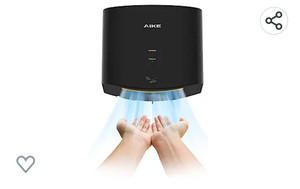 lot 54114 image: Aike Automatic Soap Dispenser and Hand Dryer Combination, Model AK2830S