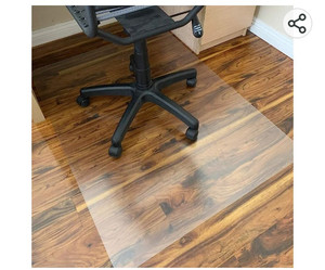 lot 54116 image: Office Chair Mat for Hardwood Floor, 36 x 48