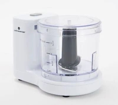 Cook's Essentials Mini One-Touch 2-Cup Food Chopper 