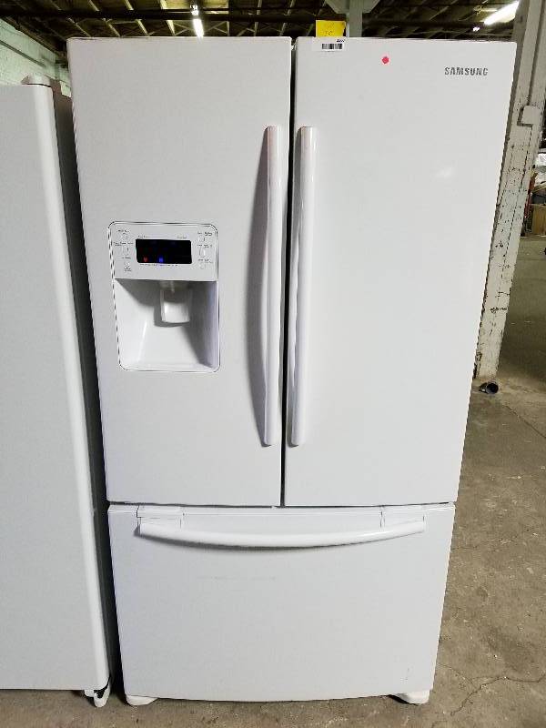 Samsung white double on sale door fridge