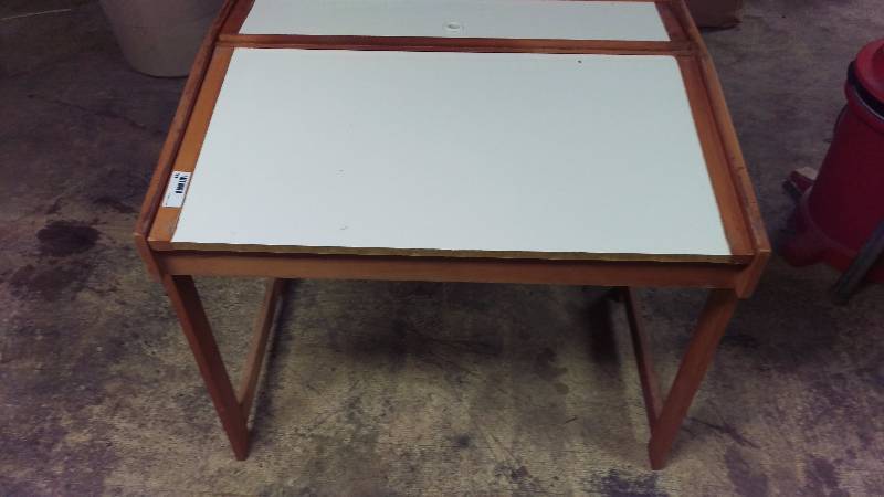 lot 132 image: Wood Writing Desk