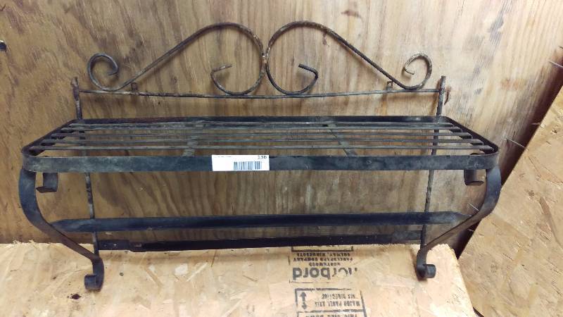 lot 136 image: Metal decorative Shelf