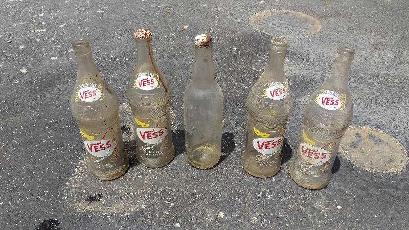 lot 156 image: Glass Vess Bottles