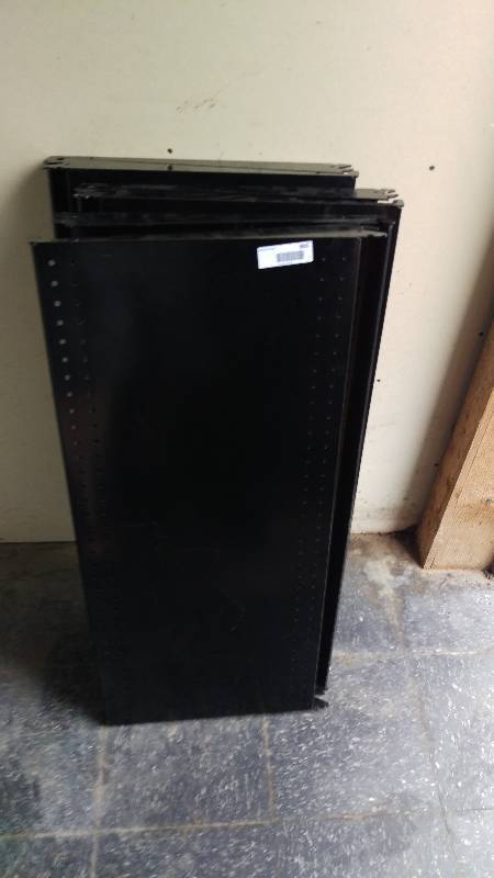 lot 965 image: Smaller Black Lozier Shelves