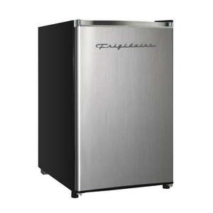 lot 47005 image: Frigidaire 4.5 Cu. Ft. Compact Fridge with Chrome Trim - EFR492 Platinum-Retail-$181.70