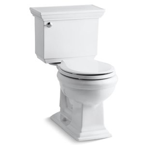 lot 47039 image: KOHLER 3933-0 Memoirs Stately Comfort Height Toilets, White-Retail-$274.17