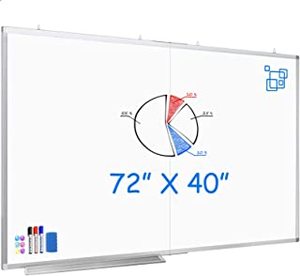 lot 47048 image: Viz-Pro Whiteboard 72x40 In.-Retail-$218.40