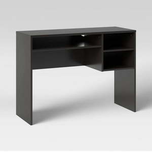 lot 2512 image: Student Writing Desk with Storage Black - Room Essentials