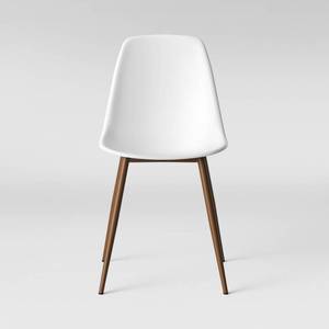 lot 2519 image: Copley Plastic Dining Chair White - Threshold