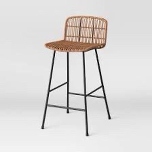 lot 5502 image: Angelina Low Back counter height barstool