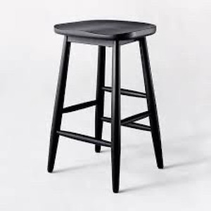 lot 5569 image: HADDONFIELD all Wood Bar Stool