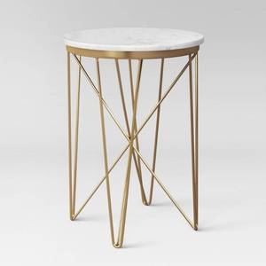 lot 7501 image: Marble Top Round Table